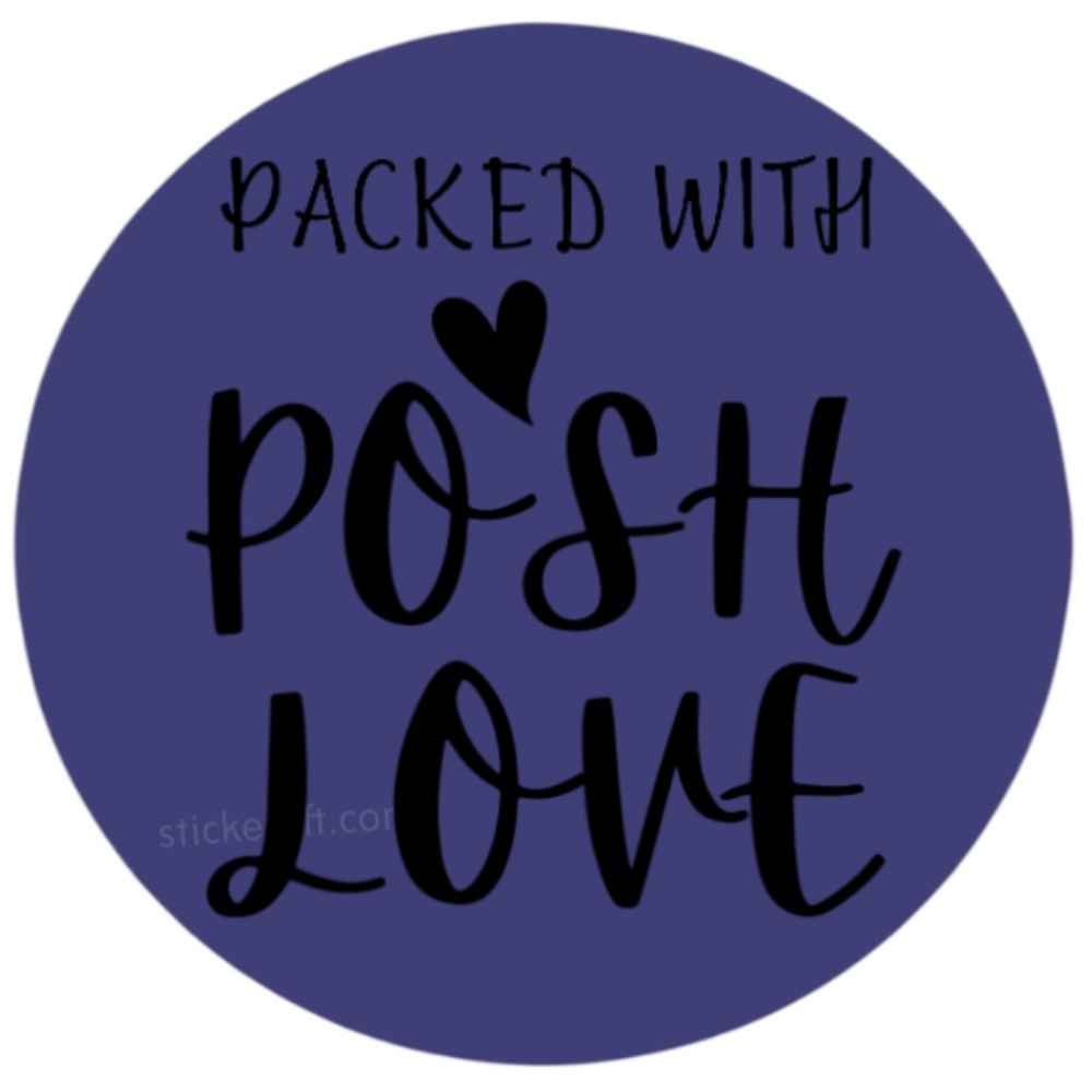 100 Thank You Stickers for poshmark 2 in round | Shipping Supplies | Poshmark - Picture 2 of 15
